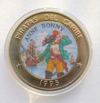 KUBA 1 PESO 1995 PIRACI Z KARAIBÓW ANNE BONNY OD 1 ZŁ