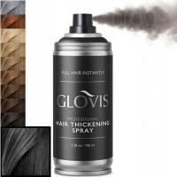 GLOVIS Thickener CZARNY 100 ml Mikrowłókna w Sprayu Zagęszczające Włosy