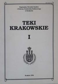 Marcinek Teki Krakowskie tom 1 Regionalny Ośrodek