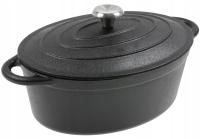 В НЕМ 6,4 Л Тяжелая ЧУГУННАЯ Глубокая КАСТРЮЛЯ 33 см