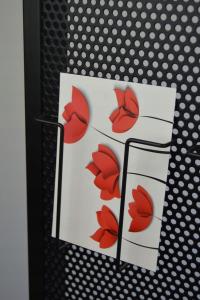 Kieszeń na pocztówki do blachy perforowanej