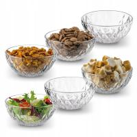 SALATERKI Szklane na PRZEKĄSKI Sałatki MAŁE Zestaw Tadar Matilde 6x350 ml