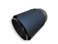 Końcówka Okrągły Ścięty Obejma Pojazdu Auta Wlotem 74mm Wylotem 100mm