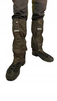 Stuptuty trekkingowe błoto; ochraniacze wodoodpone, brązowe