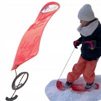 СНОУБОРД ПЛАСТИКОВЫЙ КРАСНЫЙ ДЕТСКИЙ СНЕГ ИГРУШКА СКОЛЬЖЕНИЕ САНИ