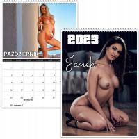 Настенный календарь голые женщины имя A3 2023 Y4