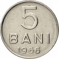 Rumunia 5 bani 1966 mennicza mennicze
