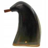 КАШУБСКАЯ ТАБАКЕРКА ИЗ РОГА СОГНУТАЯ ТАБАКЕРКА ТАБАК РОГ КАШУБСКИЙ РОЖОК