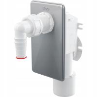 AlcaPlast Syfon pralkowy podtynkowy nierdzewny APS3