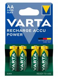 Никель-металл-гидридный аккумулятор (NiMH) Varta AA (R6) 2600 mAh 4 шт.