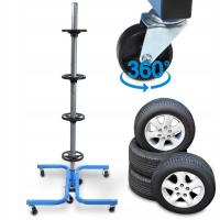 Stojak na felgi stojak na opony BITUXX do 150 kg stalowy stojak na kołach