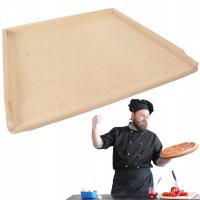 XXL DUŻA STOLNICA DREWNIANA Solidna BUKOWA 70x51CM RANT 3CM Wysoki Rant