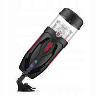 Мастурбатор возвратно-поступательный вращающийся для минета вагина присоска USB 27 см