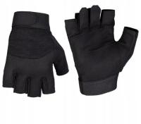 Mil-Tec Rękawice Wojskowe bez Palców Czarne L