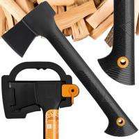 Siekiera Fiskars rozłupująca toporek do drewna mała lekka ostra SOLID A6