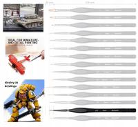 Pędzelek pędzel MODEL12 modelarski do precyzyjnych prac, okrągły liner 3/0