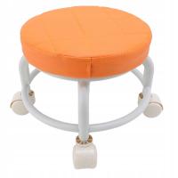 Niski stoek z kókami o 360 stopni obrotowy PU miękki wyścióka krótka WT