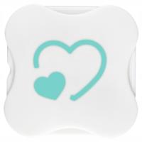 DZIURKACZ OZDOBNY MAGNETYCZNY 3,8CM DWA SERCA 007