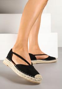 Born2Be Czarne Espadryle damskie Ekozamsz