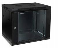 Черный шкаф 6U висит LANON 600X600MM безопасности мониторинга