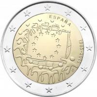 2 Euro 2015 - Hiszpania ( 30-lecie flagi Unii Europejskiej )