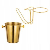 Wiaderko do lodu, Wiaderko do chłodzenia wina, Pojemnik na lód, Wiaderko do szampana, Beer Gold