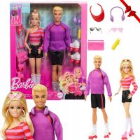 LALKA BARBIE I KEN ZESTAW + AKCESORIA DO ZABAWY DLA DZIEWCZYNKI PREZENT