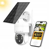 Наружная солнечная IP-камера WIFI 4mpx 2K 4X ZOOM