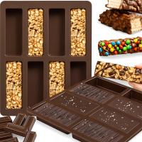 FORMA FOREMKA SILIKONOWA DO PIECZENIA BATONÓW BATONIKÓW MUSLI CIASTEK 8 szt