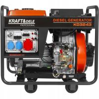 AGREGAT PRĄDOTWÓRCZY GENERATOR PRĄDU 3-FAZOWY 7kW/7000W DIESEL 230V/400V