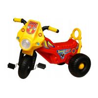 Трехколесный велосипед-Motor HARY-красно-желтый