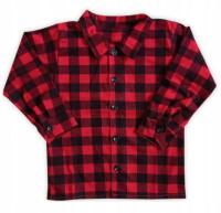 Mrofi koszula dziecięca długi rękaw bawełna wielokolorowy