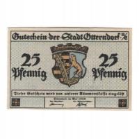 Banknot, Niemcy, Otterndorf a. Elbe Stadt, 25 Pfen