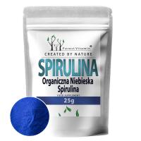 ORGANICZNA NIEBIESKA SPIRULINA 25G NATURALNY BARWNIK, FITOCYJANINA 34%