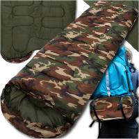 Туристический спальный мешок Мумия с капюшоном легкий теплый пододеяльник 210X75 см
