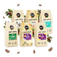 Набор для дегустации зернистого кофе 6x250 г Свежеобжаренная Арабика и Робуста