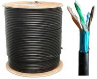 Przewód LAN Kabel FTP Ekranowana Żelowana Skrętka Zewnętrzny CU PE Żel 305m