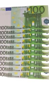 100 евро банкноты для игры и обучения файл 10шт