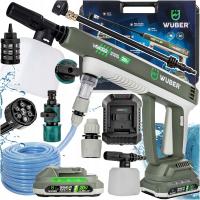 AKUMULATOROWA MYJKA CIŚNIENIOWA OGRODOWA BEZPRZEWODOWA AKU ZESTAW WUBER