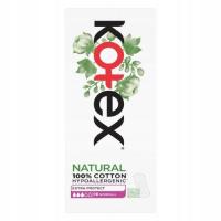 KOTEX Natural Normal+ wkładki, hipoalergiczne 18 sztuk