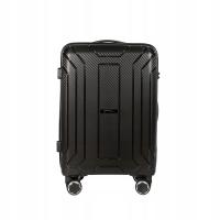 Маленький дорожный чемодан VEZZE из поликарбоната черный