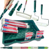 WOOSTER ZESTAW MALARSKI PRO XL ZAWIERA WAŁKI UCHWYTY KUWETĘ KIJ TELESKOPOWY