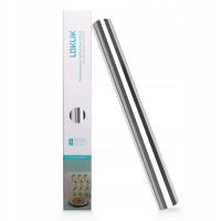 Metaliczna folia samoprzylepna LOKLiK 30,5cm - srebrna