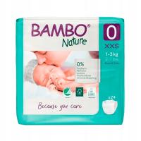 BAMBO NATURE 0 PREMATURE подгузники 1-3 кг 24 шт.