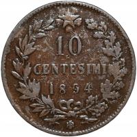 Włochy 10 centesimi 1894 BI