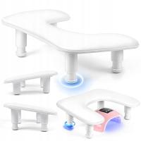 PODPÓRKA PODKŁADKA DO MANICURE BIAŁA PEDICURE KOSMETYCZNEGO