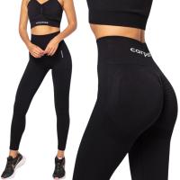 CARPATREE LEGGINSY DAMSKIE SPORTOWE GETRY WYSOKI STAN PUSH UP ALLURE CZARNE