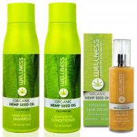 ZESTAW WELLNESS PREMIUM MOCNO ODŻYWCZY SZAMPON ODŻYWKA SERUM 500 ml