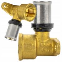 KOLANO KOLANKO ZAPRASOWYWANE PEX ALUPEX PERT 16x1/2 ŁAPY DO SZCZĘK TYP U TH