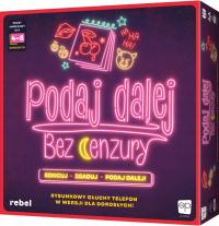 Podaj dalej! Bez cenzury, imprezowa gra skojarzeniowa 4-8 osób, wiek 18+